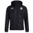 The EMB Canterbury White River Rugby Football Club VapoShield Full Zip Rain Jacket features water-resistant tech, a white Canterbury logo on the right chest, a club emblem on the left, and is perfect as a rugby rain jacket.