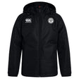 The White River Rugby Football Club Club Vaposhield Stadium Jacket by EMB Canterbury features VapoShield water repellent tech, a full zip, right chest Canterbury logo, and left chest club badge.