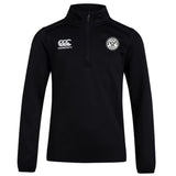The White River Rugby Football Club 1/4 Zip Mid Layer Training Top by EMB Canterbury features a right chest Canterbury logo and left chest circular team badge—ideal for custom rugby apparel.