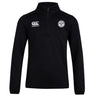 The White River Rugby Football Club 1/4 Zip Mid Layer Training Top by EMB Canterbury features a right chest Canterbury logo and left chest circular team badge—ideal for custom rugby apparel.