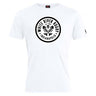 The White River Rugby Football Club Plain Tee by WRS Canterbury is a white cotton blend t-shirt with a round logo and "EST 1999" center, offering comfort and customization for fans and players alike.