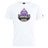 The Capitals Rugby NC Club Plain Tee by WRS Canterbury is a white cotton blend t-shirt with a bold "Capitals Rugby" logo, featuring a domed building, stars, and rugby ball in purple, black, and gold—perfect for fans.