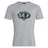 The Woodlands Youth Wolfpack Club Plain Tee by WRS Canterbury is a grey cotton-blend short-sleeve shirt, ideal for fans or team members. Features a "WOODLANDS RUGBY" logo with three wolf heads on the chest and is customizable.