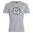 The White River Rugby Football Club Club Plain Tee by Canterbury from WRS Canterbury is a gray cotton-blend shirt with a circular black-and-white eagle logo—ideal as a customizable tee for rugby fans.
