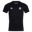 The White River Rugby Football Club Club Dry Tee by EMB Canterbury is a black athletic tee with a white Canterbury logo on the right chest, club badge on the left chest, and features moisture-wicking Vapodri Technology for comfort.
