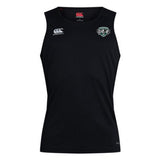 The Woodlands Youth Wolfpack Club Dry Singlet by EMB Canterbury features Vapodri Technology, the signature Canterbury logo, and a Wolfpack team crest on the chest—ideal athletic wear for high-performance comfort.