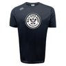 The WRS Canterbury White River Rugby Football Club Tempo Vapodri T-Shirt is a black athletic tee featuring a circular "White River Rugby Indianapolis" logo with crossed rugby paddles and "EST 1999" at the center.