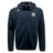 The White River Rugby Football Club Tempo Vapodri Full-Zip Hoodie by EMB Canterbury features a hood, two front pockets, two chest logos, and moisture-wicking fabric for comfort and performance.