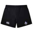 The Capitals Rugby NC Women's Yokohama Short by EMB Canterbury features an elastic waistband, Canterbury logo on the left leg, and Capitals team logo on the right. Lightweight and durable, these are perfect women's rugby shorts.