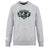 The Woodlands Youth Wolfpack Club Crew Sweatshirt by WRS Canterbury is an ultra soft, light gray crew with the embroidered "Woodlands Rugby" three-wolf-head logo on the chest and a small white Canterbury logo on the left sleeve.