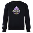 The Capitals Rugby NC Club Crew Sweatshirt by WRS Canterbury features a "Capitals Rugby" logo with a stylized capitol dome and stars, an embroidered CCC logo on the left sleeve, and ultra-soft fabric for comfort.