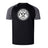 The WRS Canterbury White River Rugby Football Club Elite Training Tee is a black and gray short-sleeve shirt with a white "White River Rugby Indianapolis" logo, crafted from lightweight Vapodri fabric for superior comfort during training.