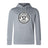 The White River Rugby Football Club Club Lightweight Hoodie by WRS Canterbury is light gray with a kangaroo pocket and a circular black and white "White River Rugby Indianapolis" chest logo.