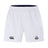 The Capitals Rugby NC Advantage Short 2.0 by EMB Canterbury is a white sportswear short featuring the Canterbury logo on the left leg and a Washington Capitals rugby logo on the right leg.