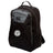 The EMB Canterbury White River Rugby Football Club Medium Backpack features a black design with gray accents, water repellent finish, side mesh pocket, and a circular "White River Rugby" logo on the front.