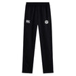 The White River Rugby Football Club Stretch Tapered Pant by EMB Canterbury are men's athletic track pants with an elastic waistband, two white front logos, and quick-dry fabric.