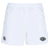 The Woodlands Youth Wolfpack Professional Polyester Rugby Short by EMB Canterbury features the CCC rugby shorts logo on the left leg and a green and black Wolfpack team crest on the right.