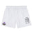 The Capitals Rugby NC Tactic Short by EMB Canterbury is a pair of white rugby shorts with a black Canterbury logo on the right leg and a purple Capitals team badge on the left, ideal for training sessions.
