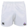 The EMB Canterbury Capitals Rugby NC Professional Polyester Rugby Short features an elastic waistband, with the Canterbury logo on the left and the Washington Capitals logo on the lower right side.