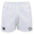 The White River Rugby Football Club Advantage Rugby Shorts by EMB Canterbury feature a black logo on the left leg and a black and white club emblem on the right. These moisture-wicking shorts deliver comfort and performance for rugby players.