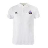 The Capitals Rugby NC Waimak Polo by EMB Canterbury features the classic design with logos on both chests—ideal for any rugby fan.