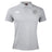 The White River Rugby Football Club Waimak Polo by EMB Canterbury is a light grey, short-sleeved rugby polo with a button-up collar and logos on both chests, featuring classic Canterbury style.