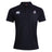 The Capitals Rugby NC Waimak Polo by EMB Canterbury is a black polo with the classic CCC design, featuring a Canterbury logo on the right chest and a Central Capitals logo on the left—ideal for rugby fans.