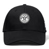 The White River Rugby Football Club Flexfit Drill Cap by EMB Canterbury features a circular "White River Rugby Indianapolis" embroidered logo in white and black on the front center panel.
