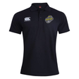Navy blue Boston RFC Waimak Polo by EMB Canterbury with a collar, featuring embroidered Canterbury logos on the right chest and "Boston" on the left chest.