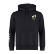 Experience ultimate comfort with the EMB Canterbury Wales Shield Club Hoodie. Crafted from premium sweatshirt fleece, it showcases a bold red dragon emblem on the chest and a striking white graphic on the right sleeve—perfect for passionate rugby supporters.