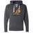 A Wallabies Hockey Hoodie by WRS Alpha Broder with an orange and green kangaroo on it, perfect for showing support for the Wallabies.