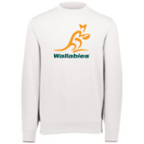 This white WRS Augusta Wallabies Fleece Crewneck Sweatshirt combines comfort and style with its fleece crewneck design. Show your support for the Australia greats while staying cozy in this top.
