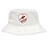 The EMB S&S Activewear West Potomac RFC Crusher Bucket Cap is a white cotton hat with a maroon beaver crest, two stars, "1963," and "WEST POTOMAC RUGBY" for classic sun protection.