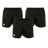 Three pairs of Women's Canterbury Advantage 2.0 Shorts from Bundle Canterbury, each featuring a white logo on the left leg, are displayed on a white background.