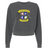 The Winchester Cannons Women's Garment-Dyed Mid-Length Crewneck Sweatshirt by EMB S&S Activewear is a dark grey heavyweight fleece with a colorful crest reading "Winchester Cannons" and sports-themed icons.