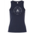 Certainly! Here’s the rewritten sentence using your product data: Navy blue women’s baby rib tank from EMB S&S Activewear featuring “New Saint Andrews RFC 1994” and a shield logo printed in white on the front.