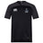 The Austin Huns Youth Rugby Vapodri Evader Jersey by EMB Canterbury is a black, moisture-wicking jersey with grey shoulders, featuring the Canterbury logo and Huns Youth Rugby crest on the chest.