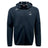 The Austin Huns Youth Rugby Tempo Vapodri Full-Zip Hoodie by EMB Canterbury features a hood, drawstrings, the Huns Rugby logo on the left chest, and moisture-wicking fabric for all-day comfort on and off the field.