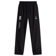 The Austin Huns Youth Rugby Cuffed Hem Stadium Pant by EMB Canterbury features an elastic waistband, cuffed hem, and white Canterbury and Huns World logos—ideal rugby pants combining comfort and style.