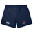 Navy blue Rugby East Conference Women's Yokohama Short by Canterbury featuring the EMB Canterbury logo on the left leg and a "Rugby East" graphic with a red eagle on the right leg, made from lightweight durable fabric.