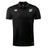 The Zionsville Rugby Club Club Dry Polo by Canterbury features a breathable black design, collar, and Vapodri Technology for cool comfort, with EMB Canterbury branding and club logos on the chest.