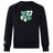 The Zionsville Rugby Club Club Crew Sweatshirt by Canterbury, from WRS Canterbury, features the club crest with a rugby player, eagle, "EST. 2003" in green/white, and an embroidered CCC logo on the sleeve.