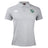 The Zionsville Rugby Club Waimak Polo by EMB Canterbury is a light grey short-sleeve collared men's polo with two embroidered chest logos—a stylish and classic piece for versatile wear.