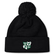 Stay warm in the Zionsville Rugby Club Pom Pom Beanie by Canterbury, featuring a fleece lining, stylish pom-pom, and club logo patch on the cuff. From EMB Canterbury—perfect for rugby fans!.
