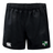 The Zionsville Rugby Player's Drill Short by EMB Canterbury features a Canterbury logo on the left leg and a green patch logo on the right leg, skillfully crafted from recycled fabric for eco-friendly athletic wear.