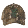 Sport your Zionsville Rugby pride with the Zionsville Rugby Camo Cap - Realtree Extra from EMB S&S Activewear. This cap features a striking green eagle embroidered team logo and “Zionsville Rugby Est. 2003” on the front, combining classic rugby spirit with rugged Realtree camo style—ideal for any devoted supporter.