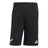 The All Blacks 26/27 Leisurewear Shorts by adidas feature an elastic waistband and are designed in black, with a distinctive white fern logo on the left leg and the adidas logo on the right leg, as seen from the back. These shorts are perfect for supporters looking for authentic adidas All Blacks leisurewear.