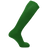 A single green WRS Knee-High Rugby Sock by PEARSOX, designed with an athletic fit, is displayed against a white background.