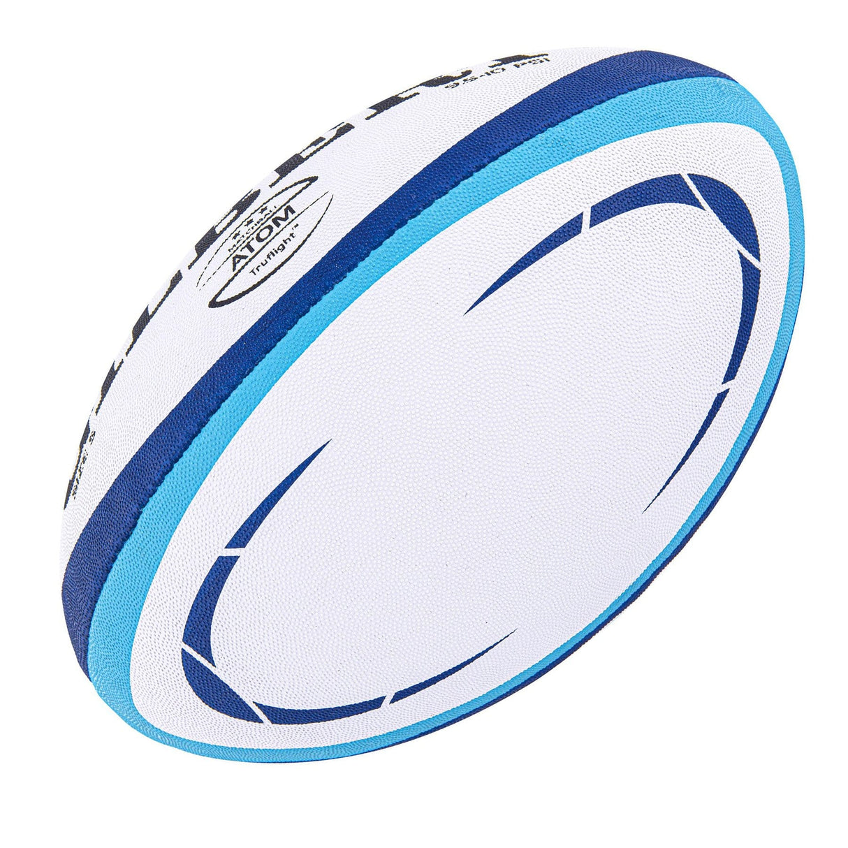 Ballon Atom Match Club Gilbert Atom Ballon Rugby - Niveau Club École Taille 5 Bleu Cousu Main Vessie Latex Ballon Atom Match Club Gilbert Atom Ballon Rugby - Niveau Club École Taille 5 Bleu Cousu Main Vessie Latex