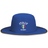 The EMB Augusta Nations of Rugby Italy Rugby Legend Boonie Cap features a blue wide brim with "Italy Rugby" and an Italian shield logo on the front—ideal for any rugby supporter.